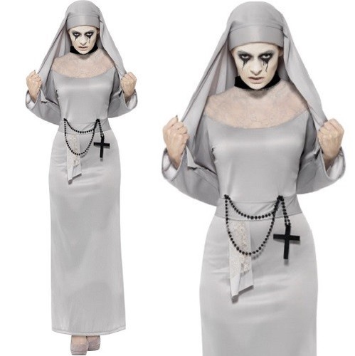 Halloween damen gothic nonne - halloween,