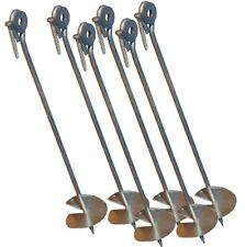 6 x Bodenanker Spielturm Erdanker Schraubanker Grundanker Erdnagel Anker 58 cm