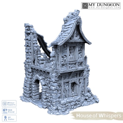 House whispers 28mm terrain - house,