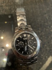 Vintage CASIO EDIFICE Stainless Steel CHRONOGRAPH EF-304, 1343