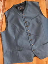 Fuchs Trachtenweste blau
