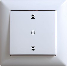 Gunsan Visage Jalousieschalter Rolladenschalter 1x Schaltwippe Unterputz Weiss