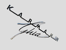 Schriftzug Karmann Ghia Motorhaube Embleme Heckklappe VW Karmann Ghia Typ 14 34