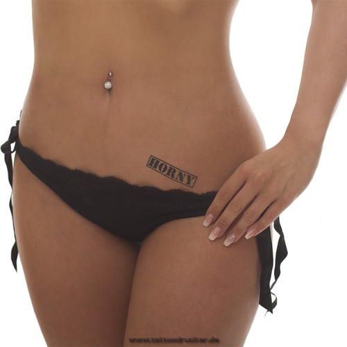 Horny stempel tattoo - x,