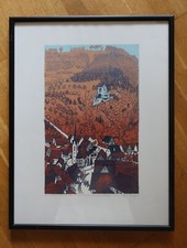 Lithographie,  handsigniert