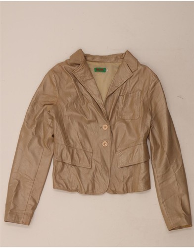 Vintage damen crop lederjacke - vintage,