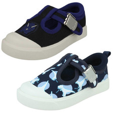 Jungen Clarks Freizeit T-Bar Schuhe *City Dance*