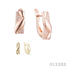 Luxus Damen Ohrringe Zirkon in