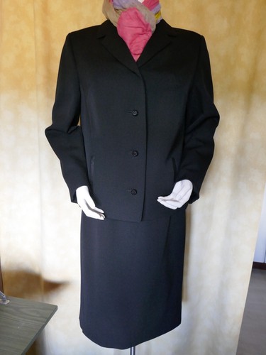 Vintage damenkostüm schwarz - vintage,
