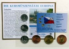 Kursmünzen Set im Blister - Tschechien vor dem Euro