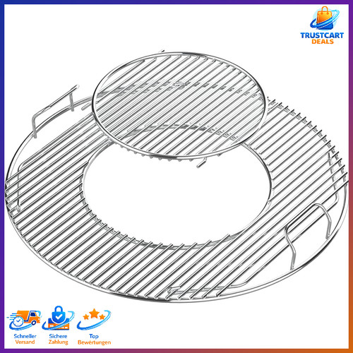 Grillrost klappbar rund 57cm - grillrost,