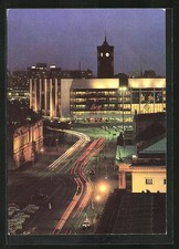 Ansichtskarte Berlin, Palast der Republik bei Beleuchtung 