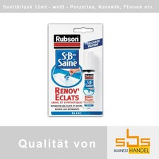 Sanitärlack in Weiß für