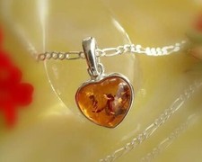 Bernstein Anhänger Silber 925