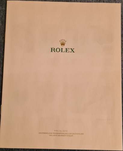 Rolex uhren buch original - rolex,