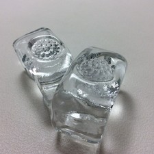 2 x Glas Serviettenring