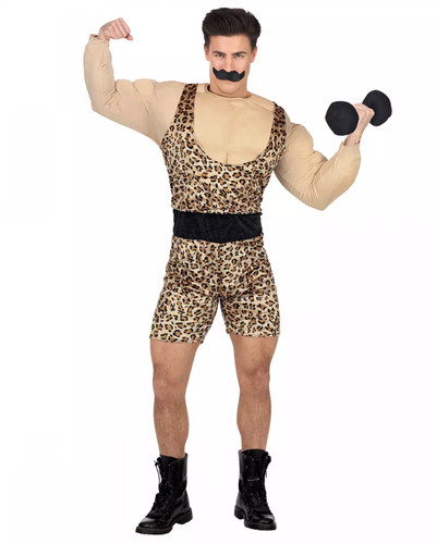 Starker mann zirkus - mann, kostüm