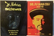 6 DVD Box Dr. Mabuses Meisterwerk & 5 DVD FU MANCHU COLLECTION Christopher Lee 