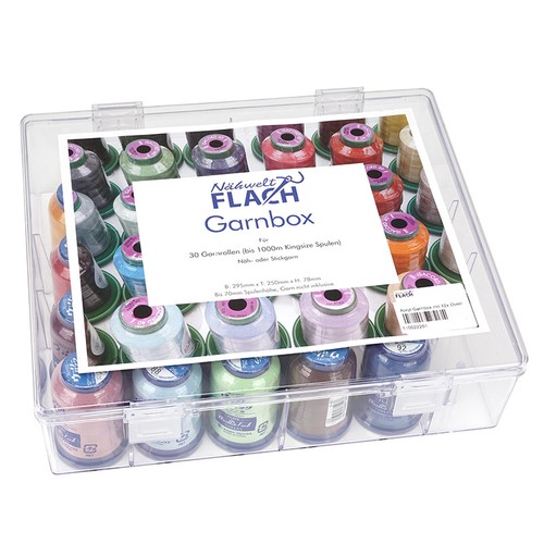 Acryl garnbox gefüllt mit - acryl-garnbox, 12