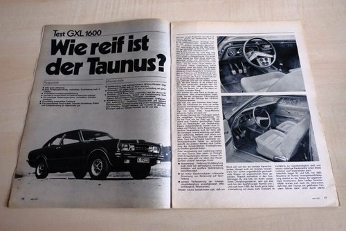 Mot 1971 ford taunus - 17/1971, gxl
