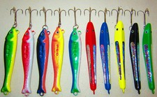 10  Pilker 260-300g - Norwegenpilker - Blei-Pilker Set