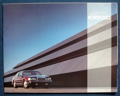 Prospekt brochure 1987 lincoln - prospekt,