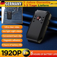 NEU Mini Körperkamera 1080P HD Body Cam Video DVR Camcorder Nachtsicht Kamera DE