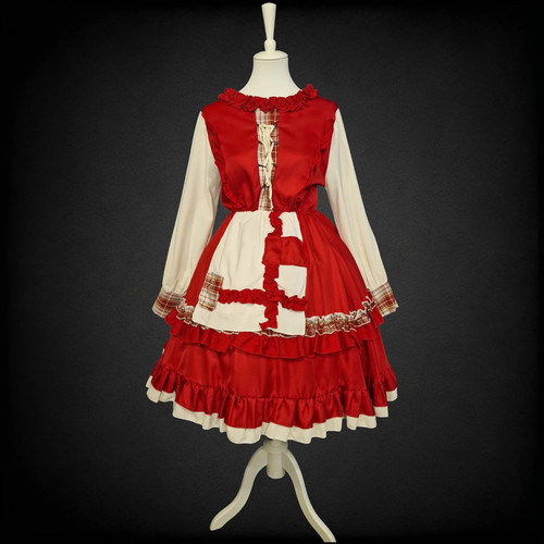 Lolita kleid jsk red - kleid, forest