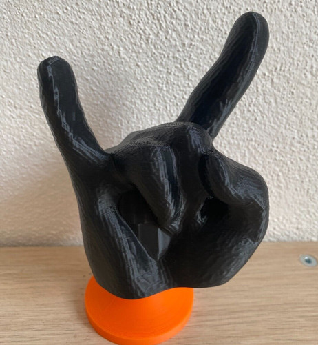 Heavy metal hand sign horn - metal,