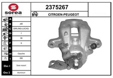 Bremssattel Hinten Links Girling-Lucas-Trw-System für Peugeot 307 SW CC ab 00->