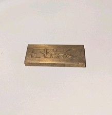 DDR MZ Motorradwerk Zschopau Klischee Druckplatte Druckstock Stempel Buchdruck