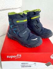 Superfit Jungen Stiefelette Husky2 Goretex, Gr. 31, Blau/Grün in der OVP