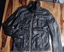 Superdry Herren Lederjacke XL