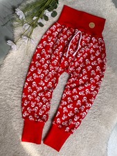 SALE ♥ Pumphose Baggy Pants Kinder ♥ Gr. 104/110  NEU Handmade *Totenkopf*