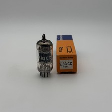Siemens E83CC = 6057 Röhre geprüft – gut Vacuum Tube Tested mit OVP