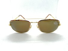 CRH unisex Vintage Sonnenbrille 33688 NEU NOS 52/16 140 Goldfarbend Havanna