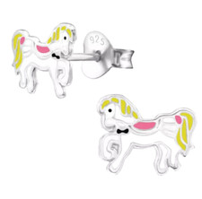 Mädchen Pferd Pony Ohrstecker