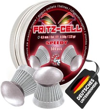1 x 500 Fritz Cell Speedy 4,5 mm Diabolos für Luftgewehr, Luftpistole