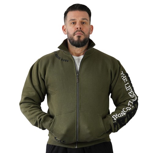Brachial zip sweater gym - brachial, zip-sweater