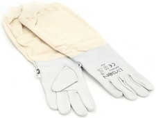 LYSON Imkerhandschuhe Handschuhe Imkerhandschuhe Leder Größe S-XL