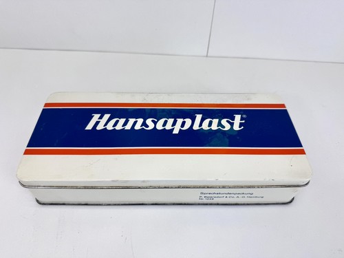 Alte blechdose hansaplast - blechdose,