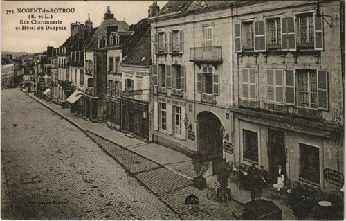Cpa nogent rotrou - nogent-le-rotrou, rue