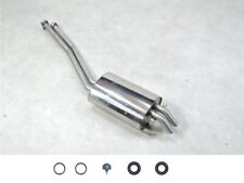 Edelstahl Endtopf NEU für Mercedes SL 560 R107 W107 US Version Auspuff + Anbaut.