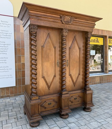 Barock schrank eiche massiv - barock,
