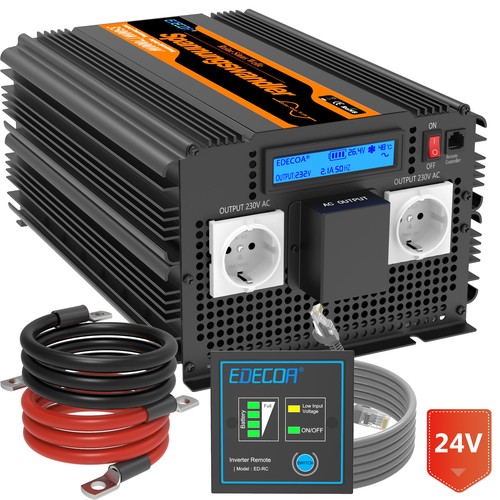 Edecoa wechselrichter 24v - wechselrichter, zu