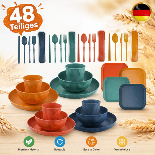 Teiliges camping besteckset - teiliges,