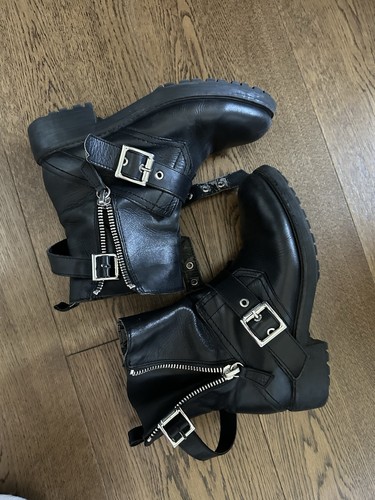 Schwarze biker boots - biker, von