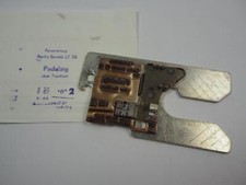 Fahrkarte Klischee Druckplatte Personenzug Berlin - Podelzig über Frankfurt