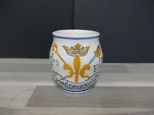 Keramik Senftopfchen Le Roy et les Etats Généraux Moutarde Dijon Grey Poupon 