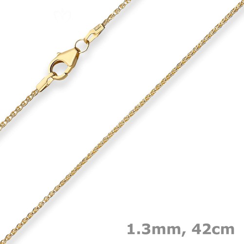 3mm zopfkette goldkette - zopfkette,